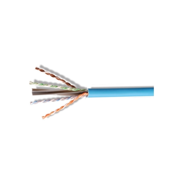 Siemon 23-4P UTP-CMP SOL BC CAT6A, FEP/FRPVC BLUE JACKET, REELS, 1000FT 9C6P4-A5-06AR1A